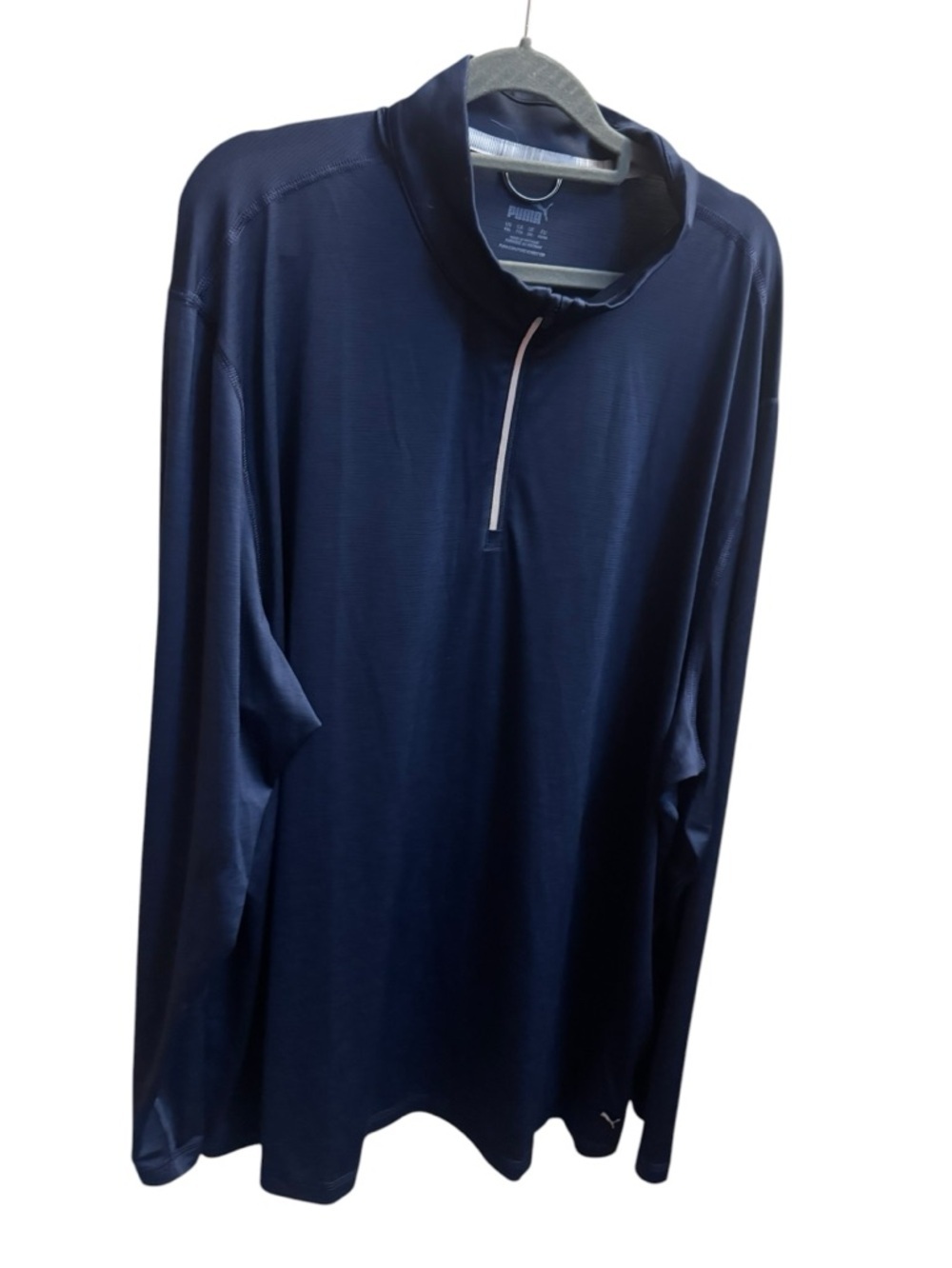 PUMA Navy Quarter-Zip Pullover Athetic Size XXL Golf Outdoors NWOT